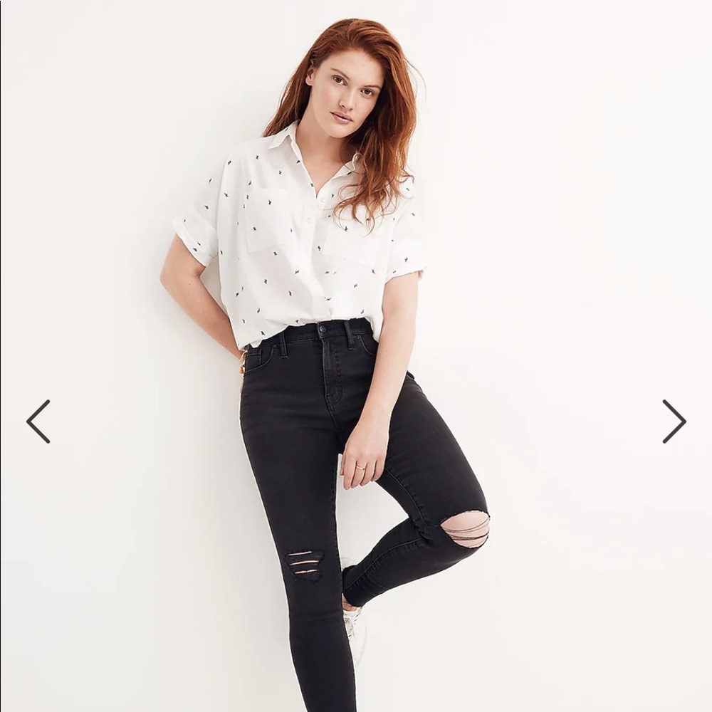 NWT Madewell 9” Mid-Rise Skinny Jean